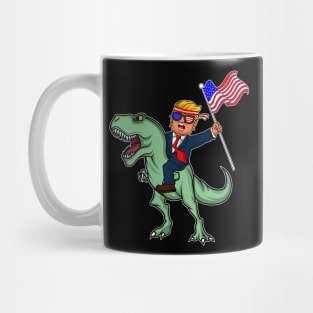 T-Rex Trump Dinosaur USA Gift Mug